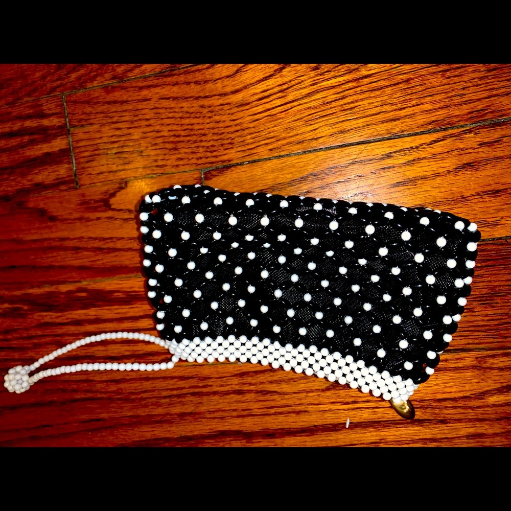 Girls beaded elegant dress up bag church wedding